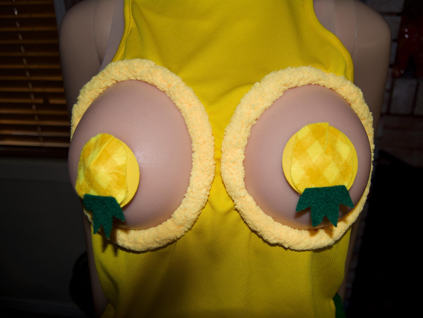 Sexy upside down pineapple shirt, made for your breasts NOT INSERTS, pasties, see details, boob hole, breast, life style, swingers