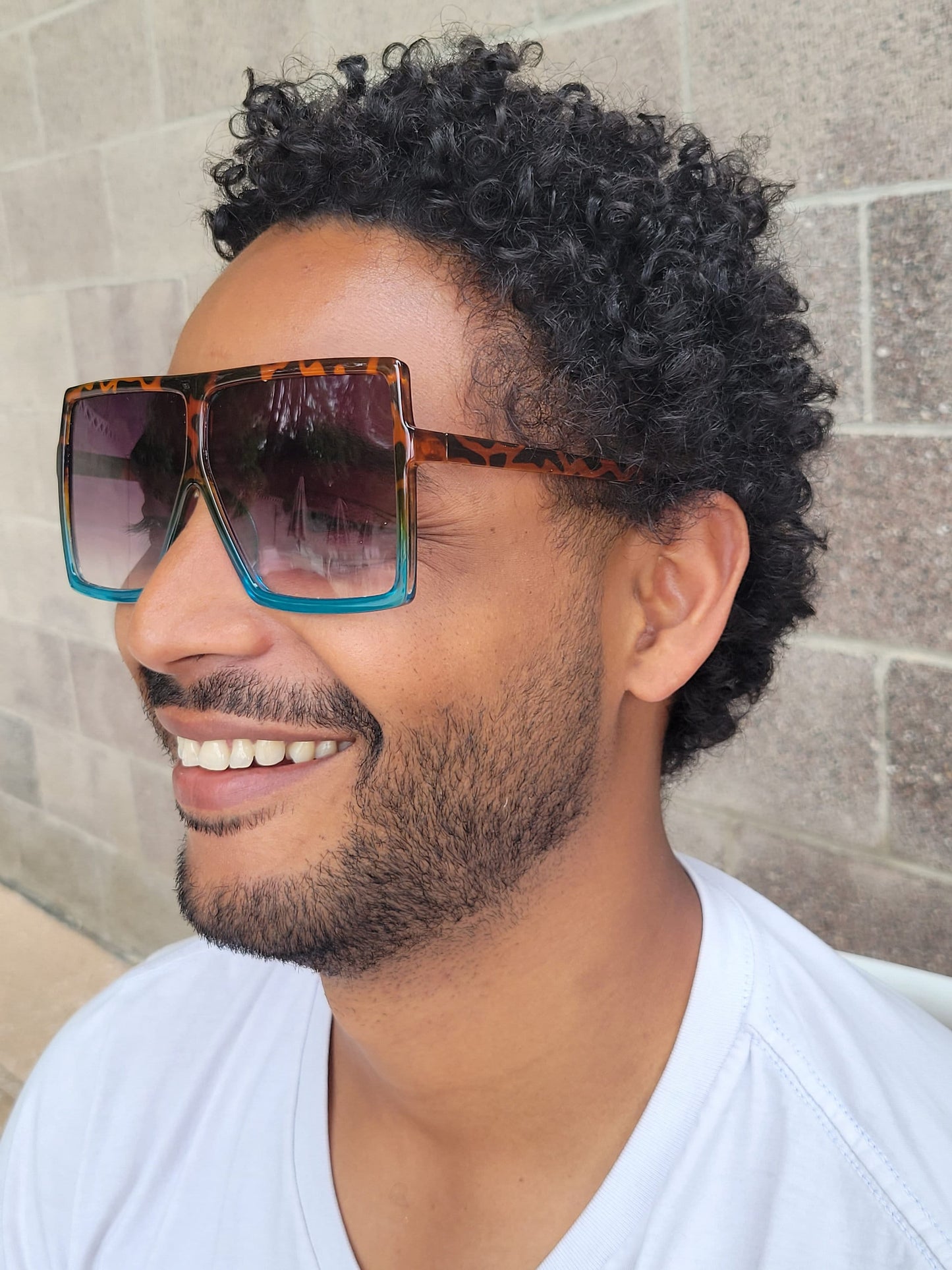 Dope Oversize sunglasses, men, women, stylish, rad and fun, flat top, square