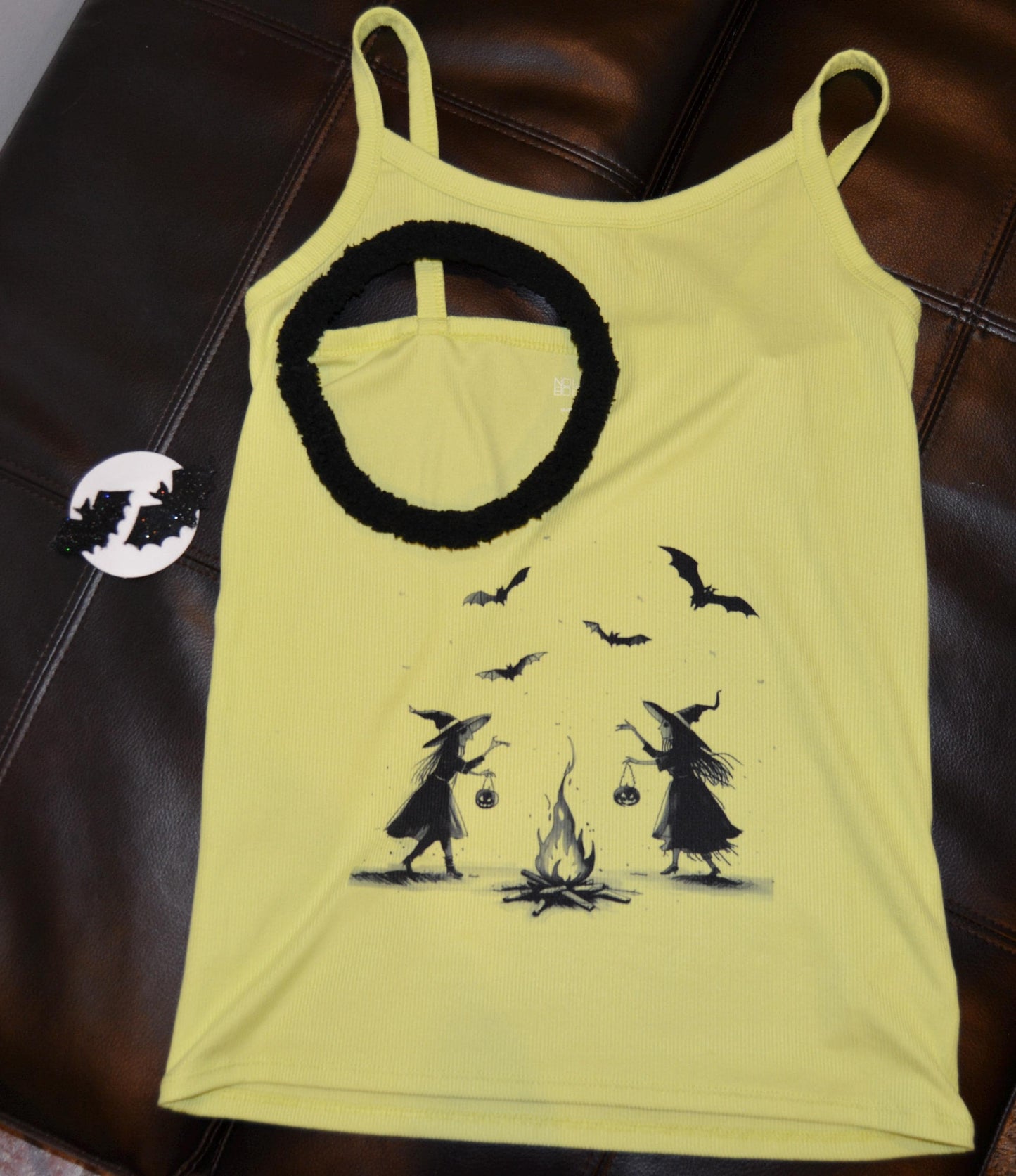 Sexy halloween costume, top only, made for your breasts NOT INSERTS,  see details, boob hole, cut out, witches, boob out, bats, tank top