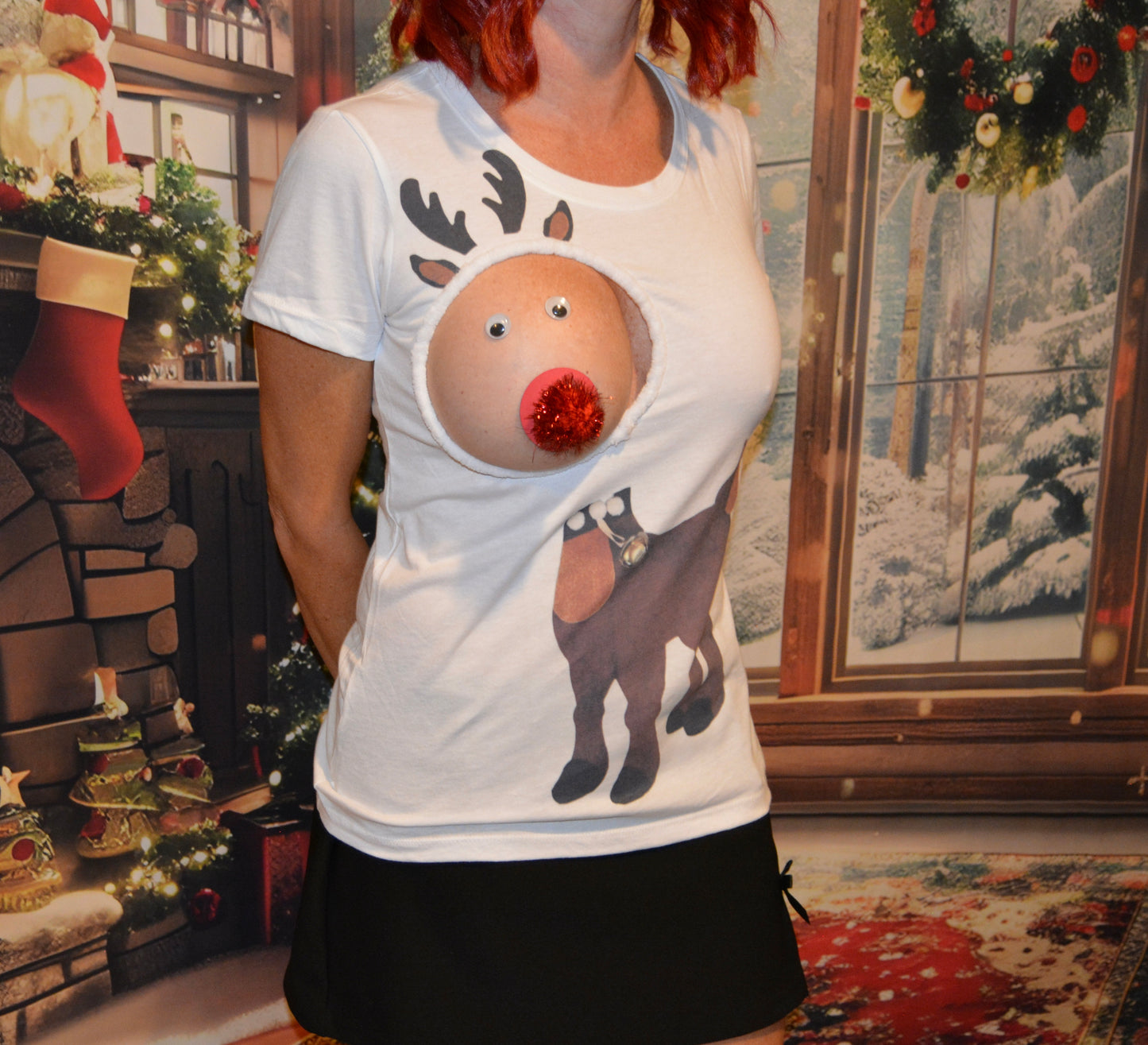 Reindeer Boob Shirt