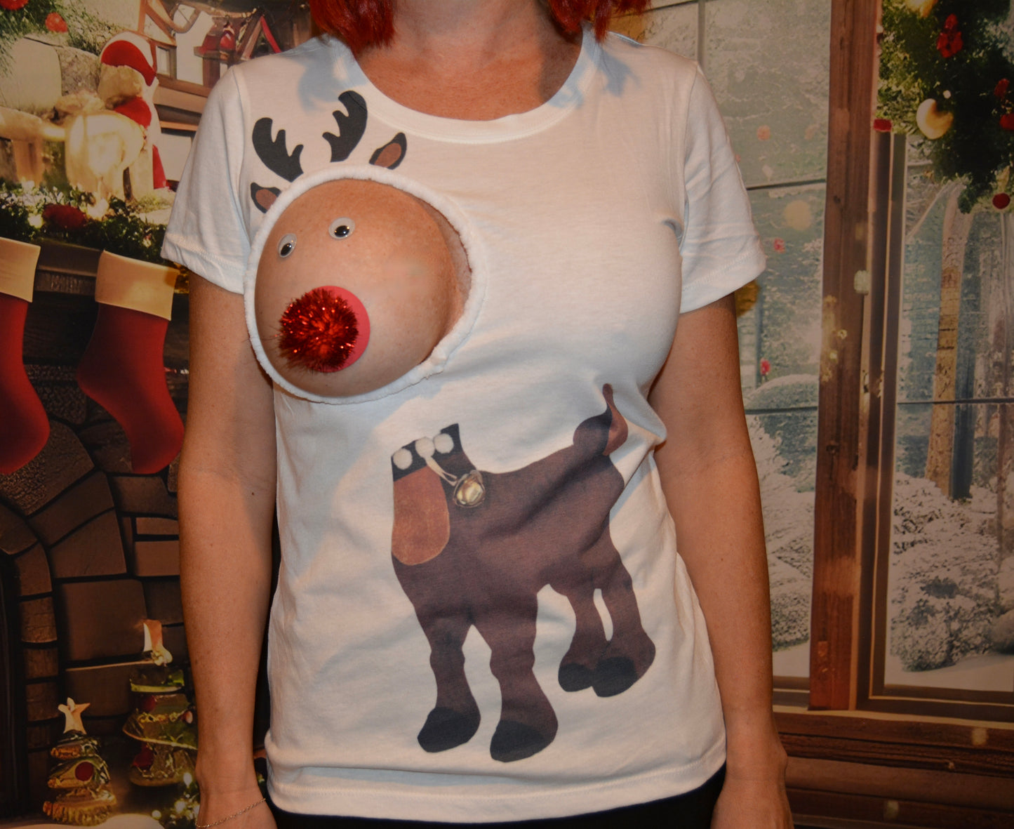 Reindeer Boob Shirt