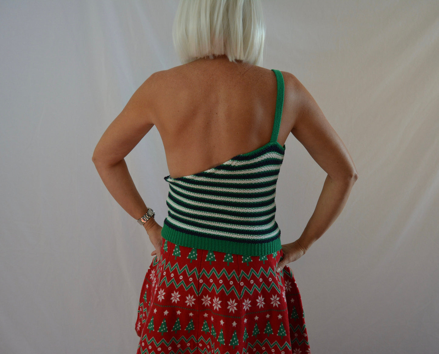 Sexy Ugly Christmas Sweater, reindeer boob, tank included, off shoulder, see details, boob, breast, jumper, NOT A PLASTIC boob, naughty