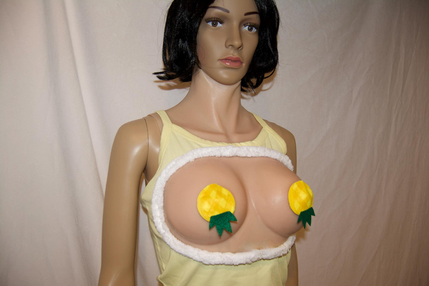 Sexy upside down pineapple shirt, made for your breasts NOT INSERTS, pasties, see details, boob hole, breast, life style, swingers, Small/M
