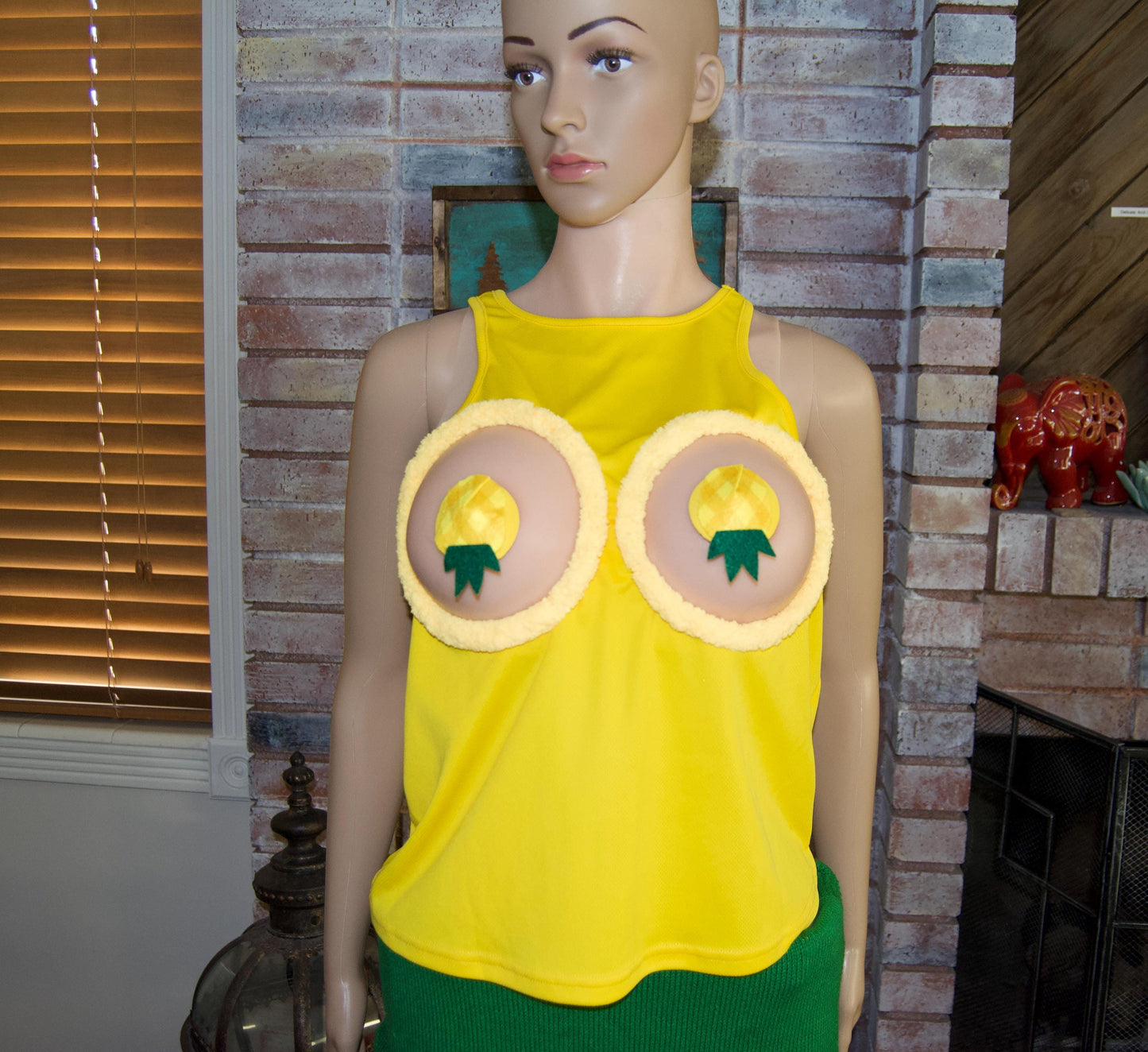 Sexy upside down pineapple shirt, made for your breasts NOT INSERTS, pasties, see details, boob hole, breast, life style, swingers