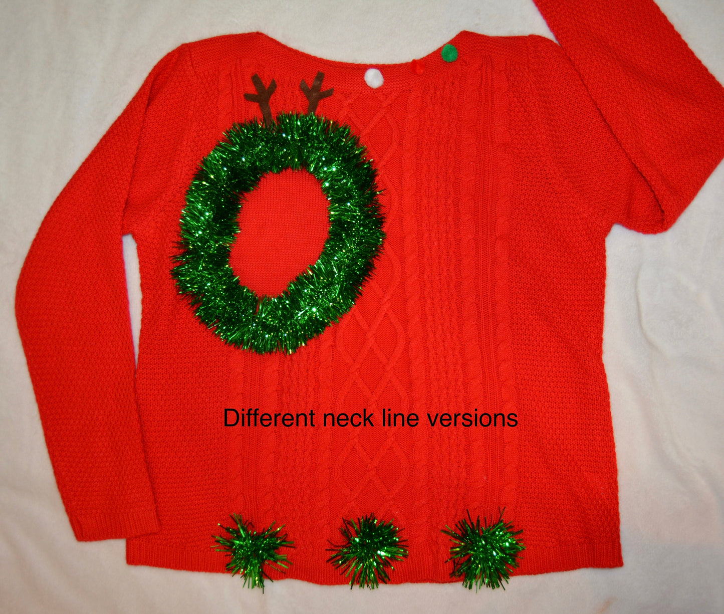 Sexy Ugly Christmas Sweater, reindeer boob, it is NOT A PLASTIC boob, cut out, see details, boob, breast, jumper, reindeer boob, multi versions